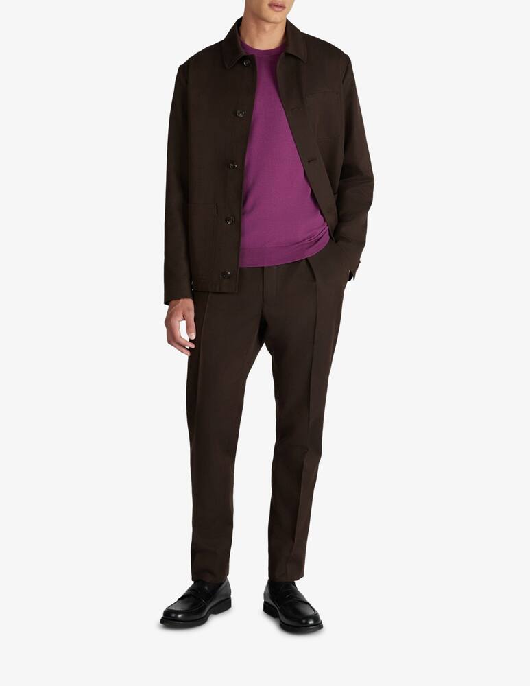 rinascente Slowear Pantaloni regular fit in lana e cotone