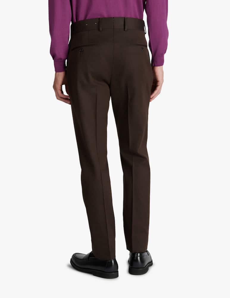rinascente Slowear Pantaloni regular fit in lana e cotone