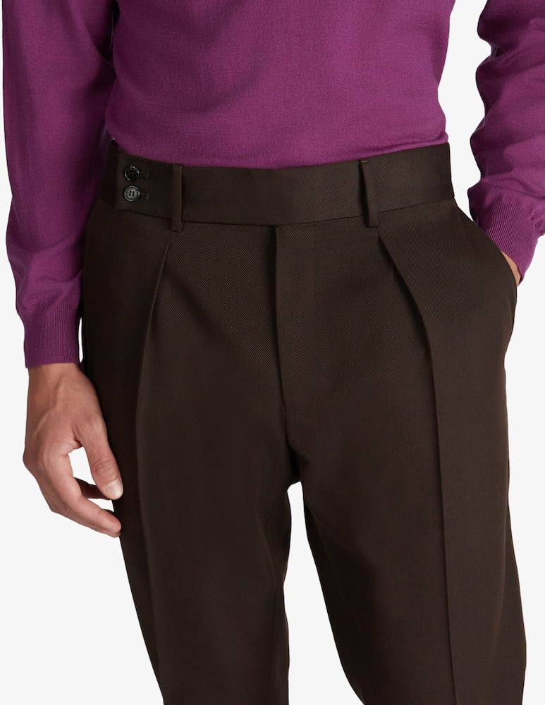 rinascente Slowear Pantaloni regular fit in lana e cotone