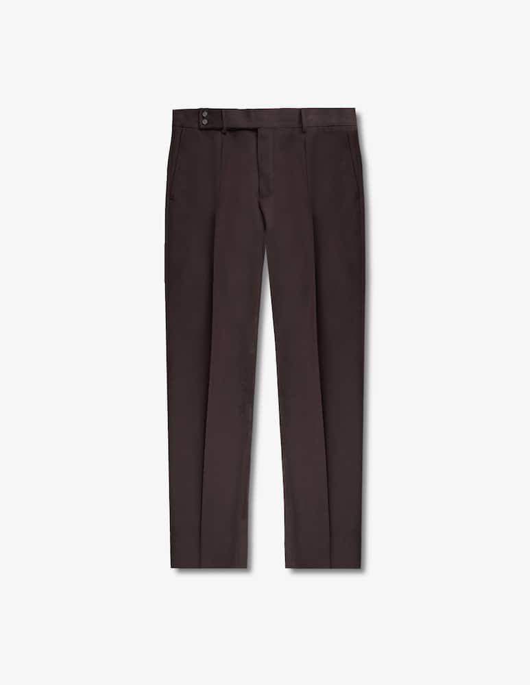 rinascente Slowear Pantaloni regular fit in lana e cotone