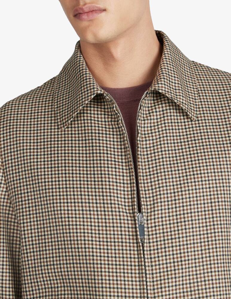 rinascente Slowear Bomber in lana a quadri