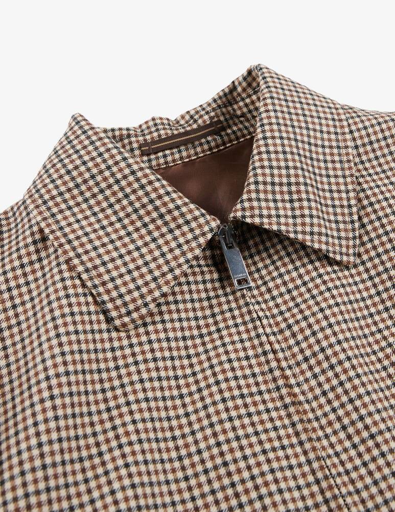 rinascente Slowear Bomber in lana a quadri