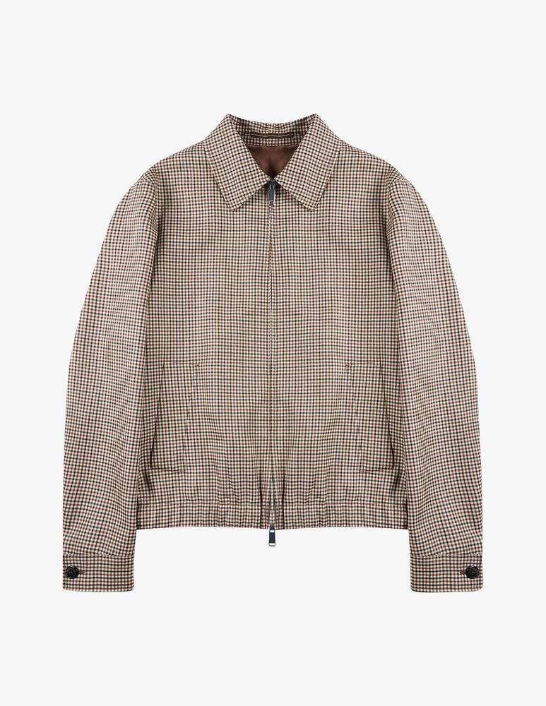 rinascente Slowear Bomber in lana a quadri