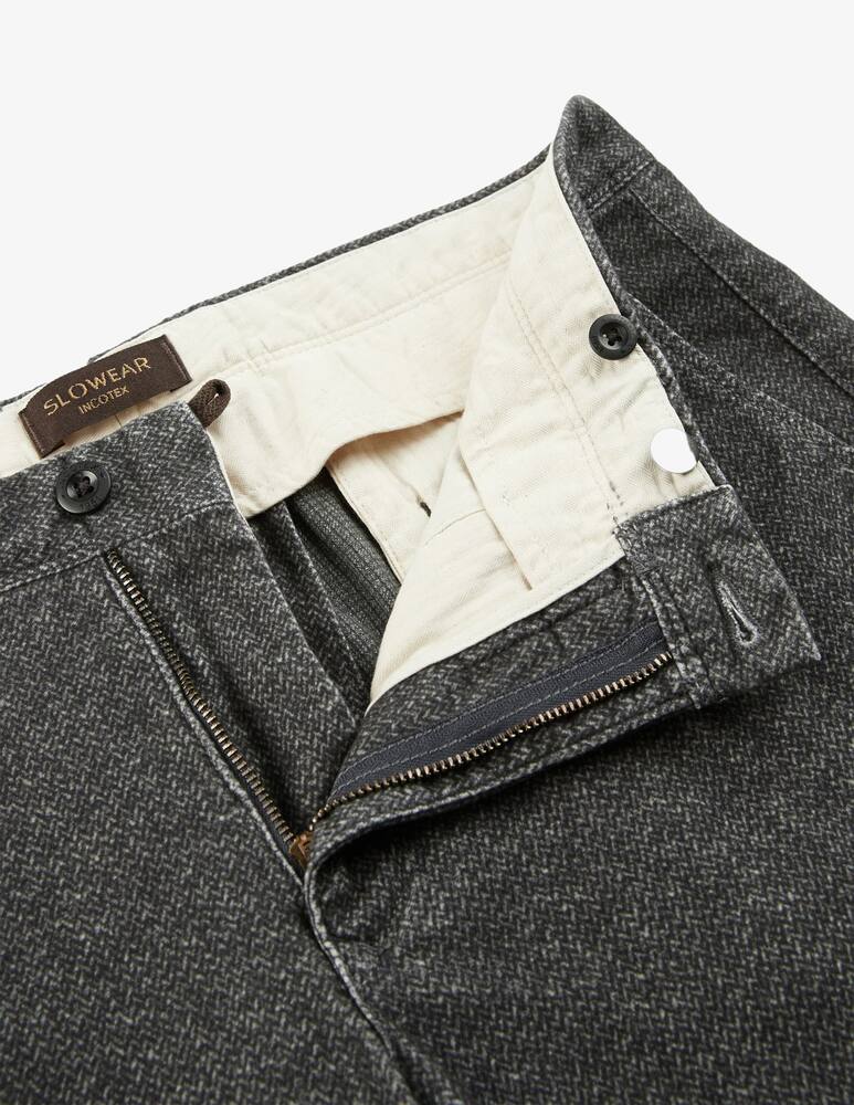 rinascente Slowear Pantaloni slim fit moleskin in cotone