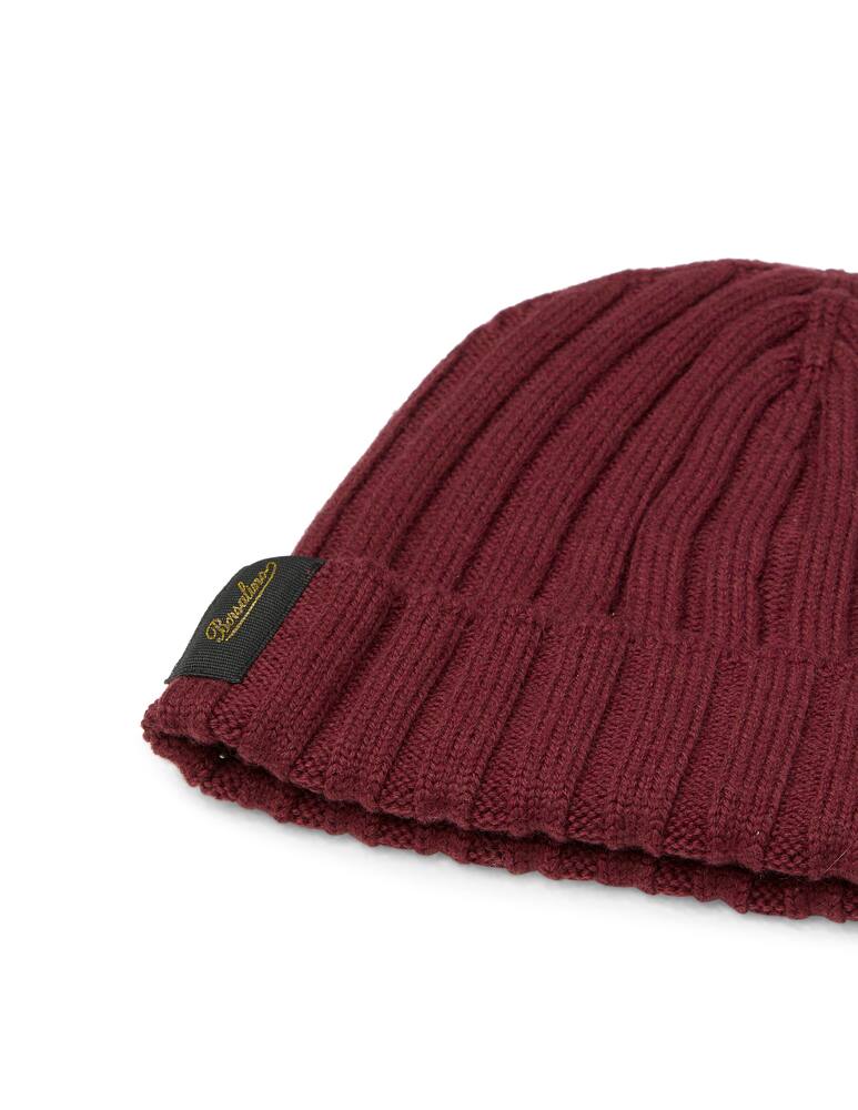 rinascente Borsalino Beanie a coste in cashwool