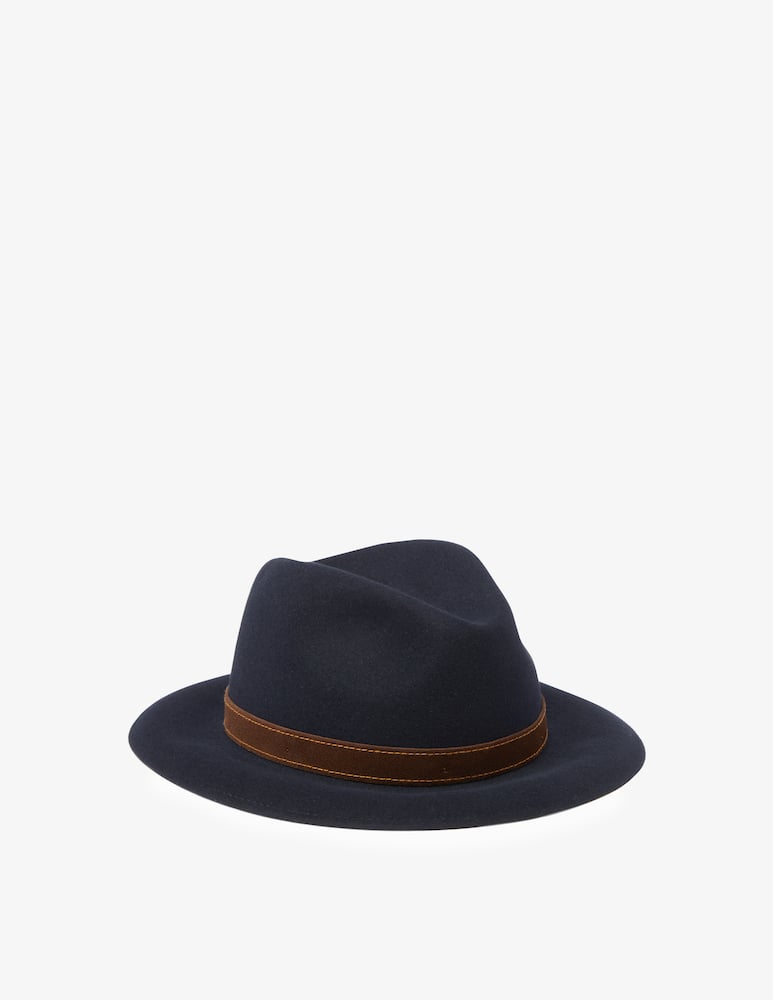 rinascente Borsalino Cappello casual in feltro - Blu