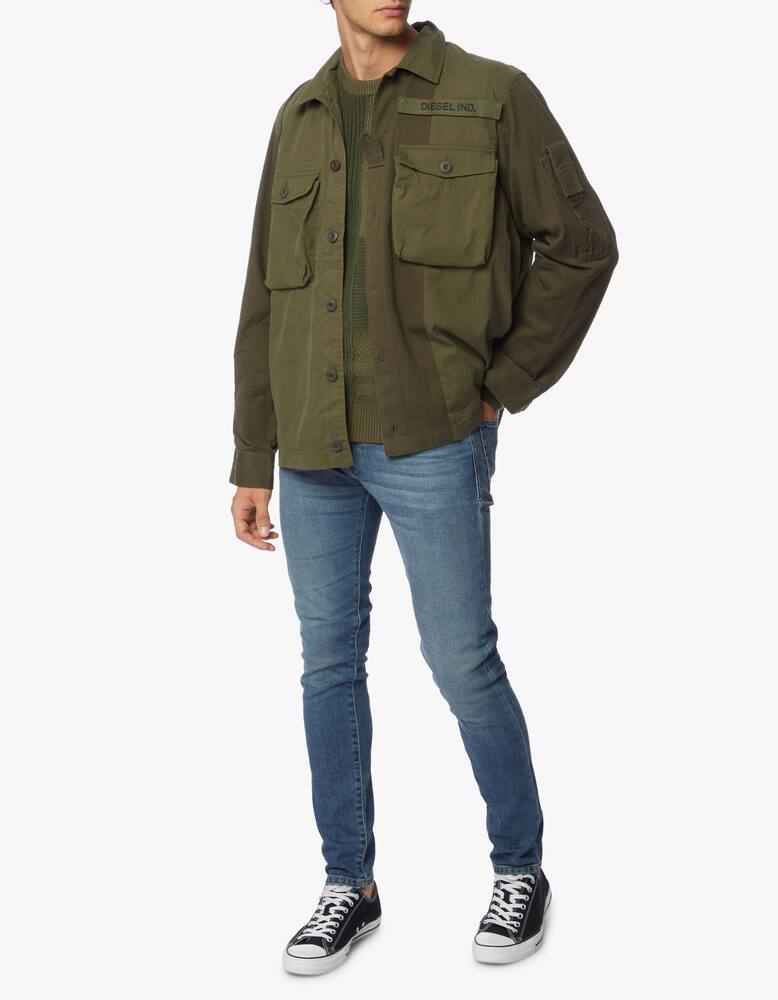 rinascente Diesel Patch overshirt jacket