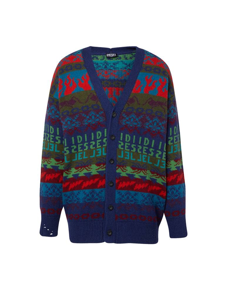 rinascente Diesel Multi inlay cardigan