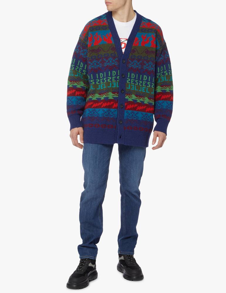 rinascente Diesel Multi inlay cardigan