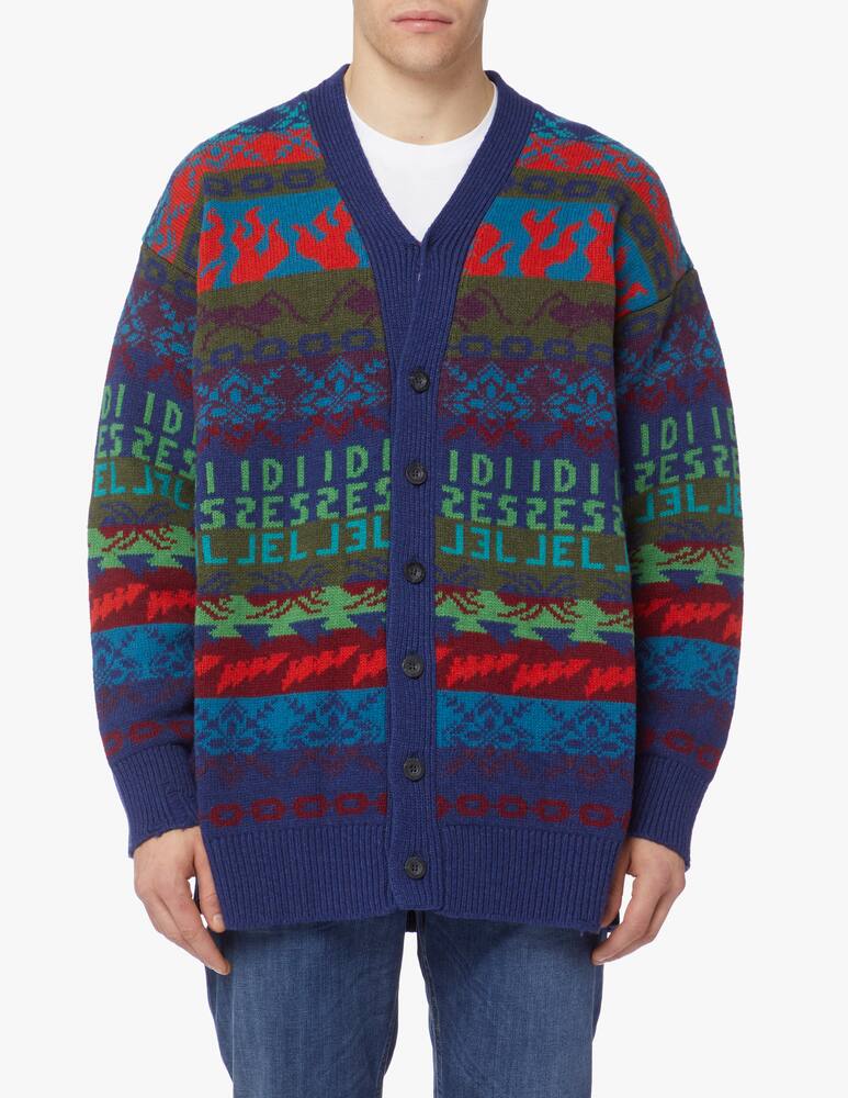 rinascente Diesel Multi inlay cardigan