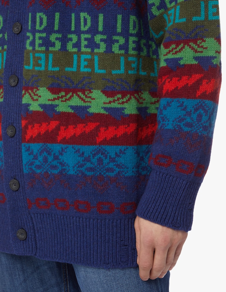 rinascente Diesel Multi inlay cardigan