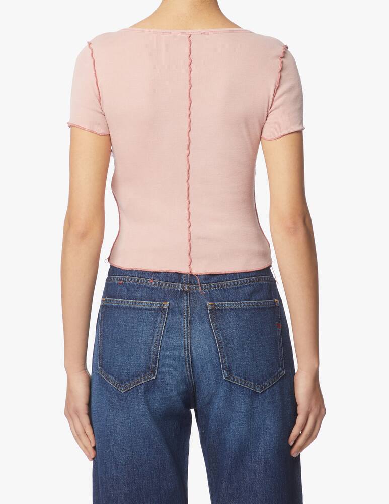 rinascente Diesel Top mc cuciture - pink