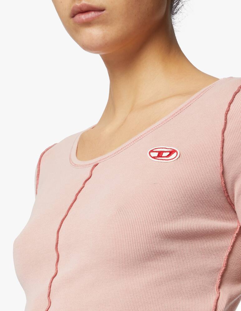 rinascente Diesel Top mc cuciture - pink