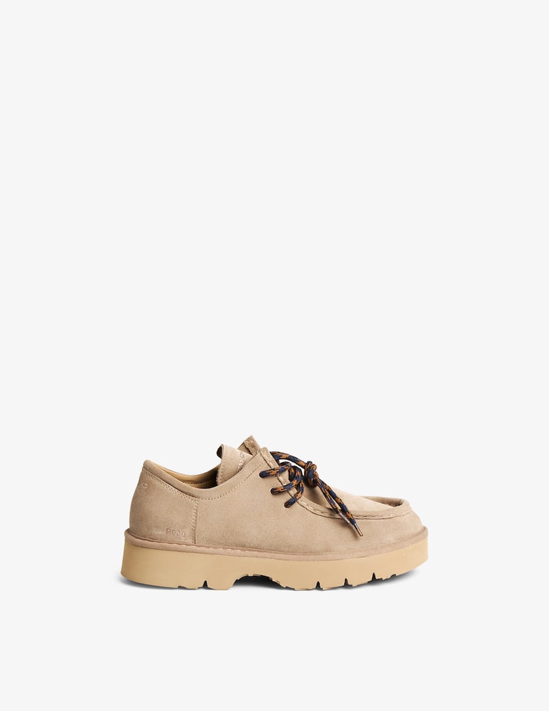 rinascente Panchic Suede lace-up derby shoes