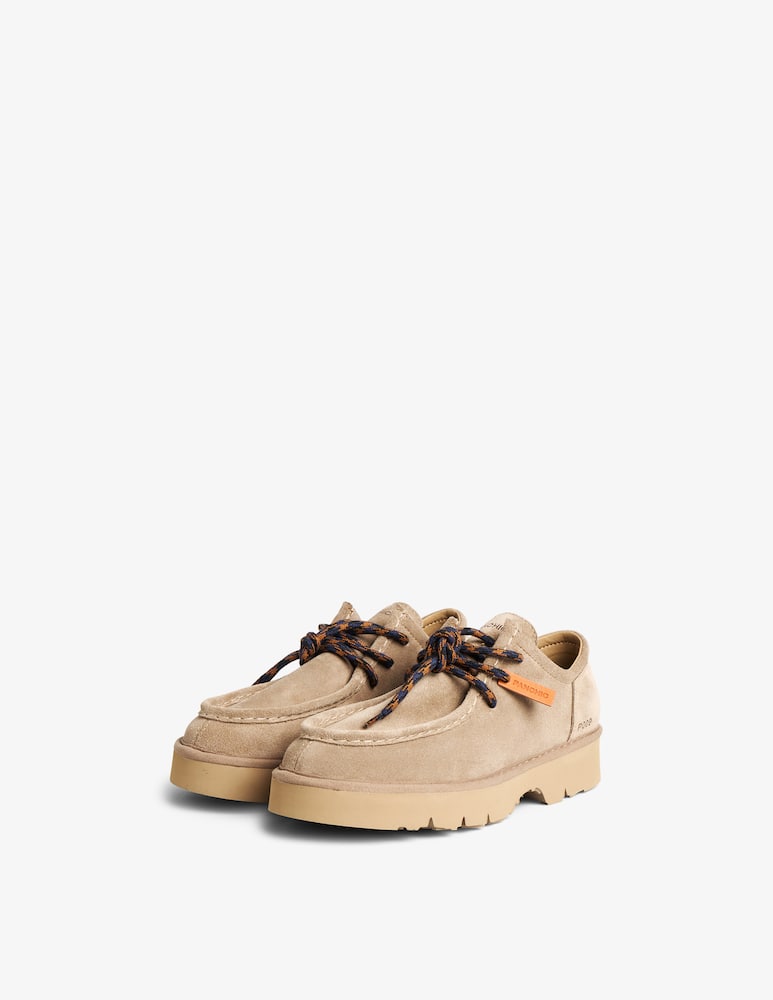rinascente Panchic Suede lace-up derby shoes