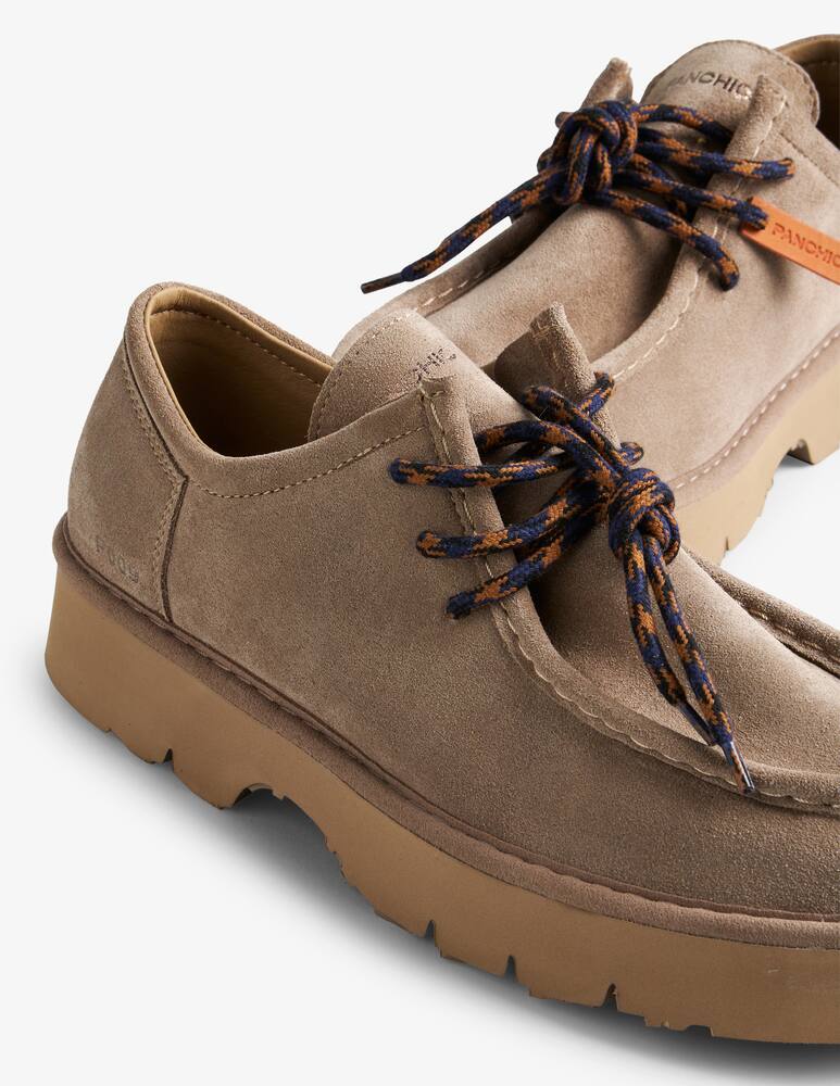 rinascente Panchic Suede lace-up derby shoes