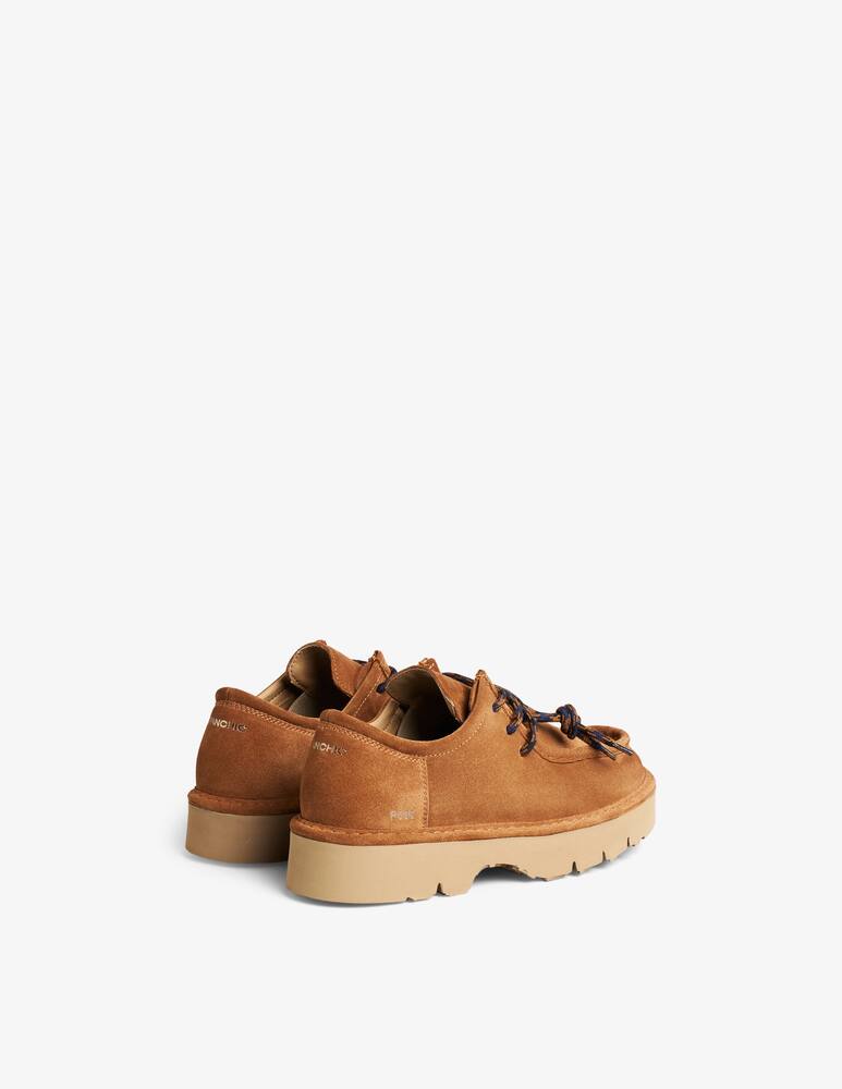 rinascente Panchic Suede lace-up derby shoes