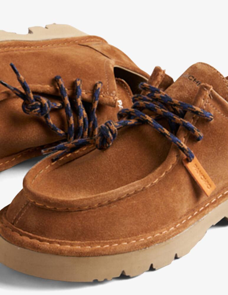 rinascente Panchic Suede lace-up derby shoes