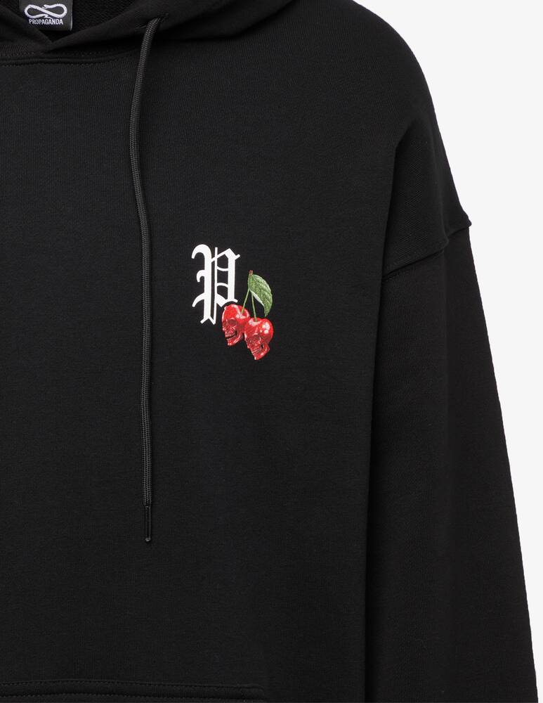 rinascente Propaganda Felpa con cappuccio cherry