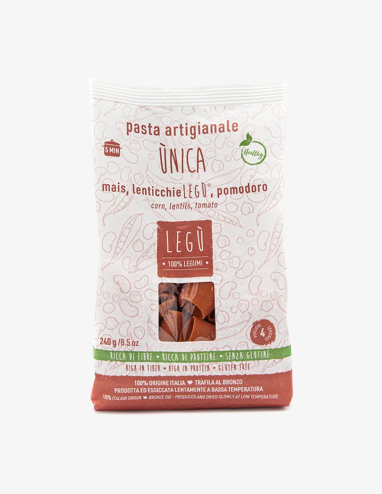 Ùnica Paccheri Lenticchie E Pomodoro 240g - immagine 1 Ùnica Paccheri Lenticchie E Pomodoro 240g - immagine 1