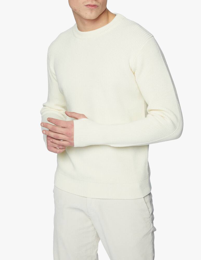 rinascente Barena Maglione girocollo a coste corba cruna