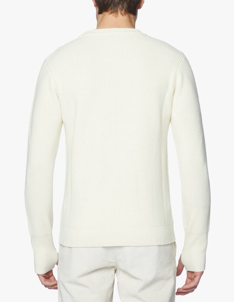 rinascente Barena Maglione girocollo a coste corba cruna