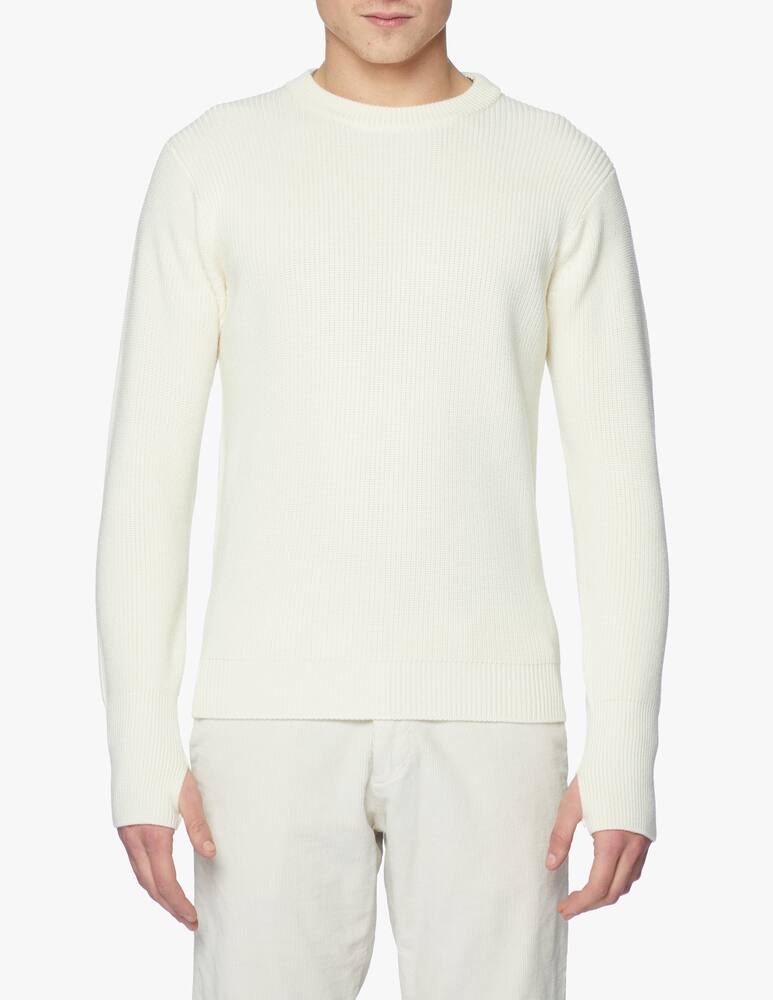 rinascente Barena Maglione girocollo a coste corba cruna