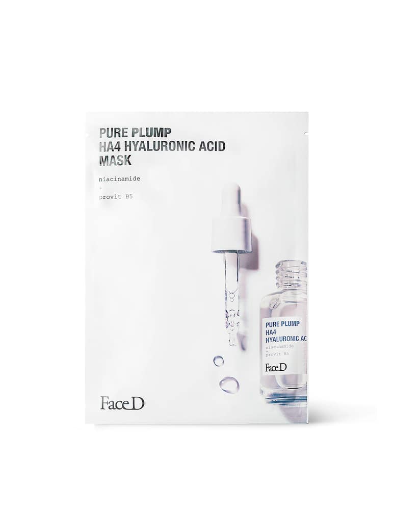 Face D Maschera Pure Plump HA4 Acido Ialuronico - immagine 3 Face D Maschera Pure Plump HA4 Acido Ialuronico - immagine 3