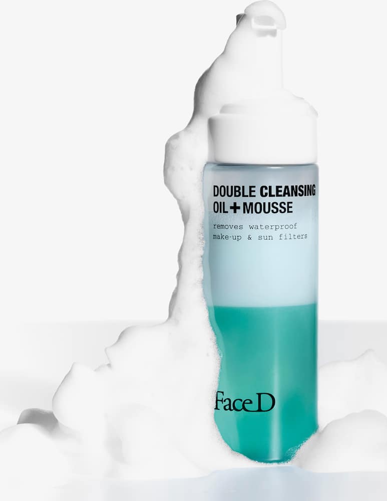 Face D Doppia Detersione Olio + Mousse - immagine 2 Face D Doppia Detersione Olio + Mousse - immagine 2
