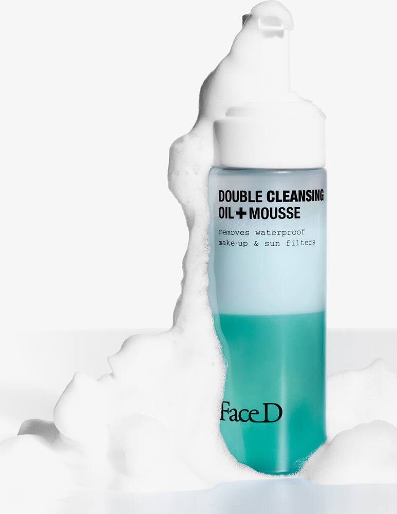 rinascente Face D Double Cleansing Oil + Mousse