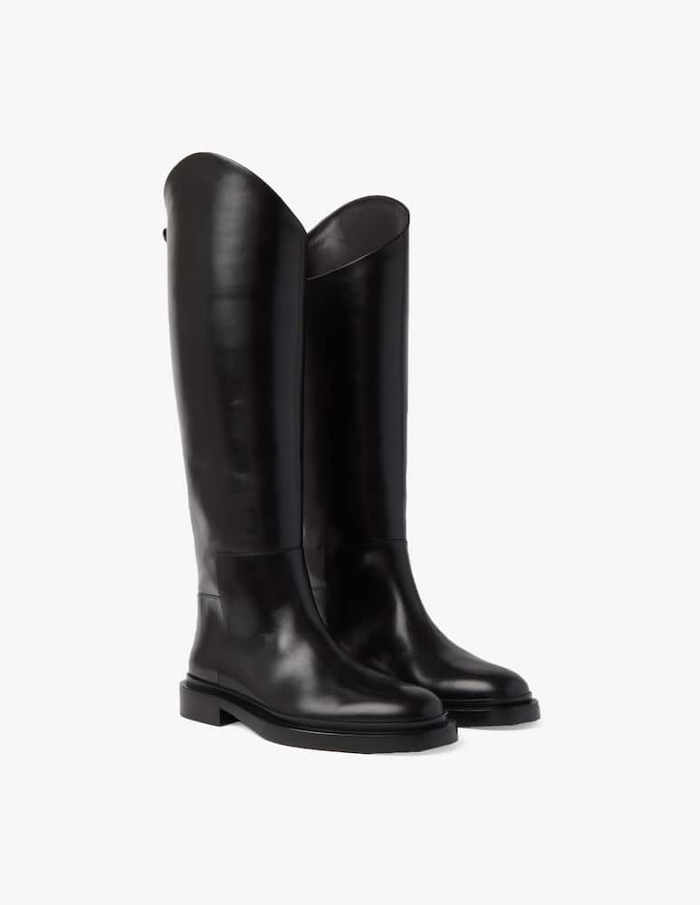 Jil Sander Stivale al ginocchio asimmetrico - immagine 3 Jil Sander Stivale al ginocchio asimmetrico - immagine 3