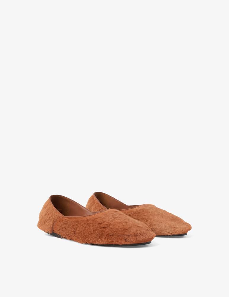 rinascente Jil Sander Pony ballerinas - Brown