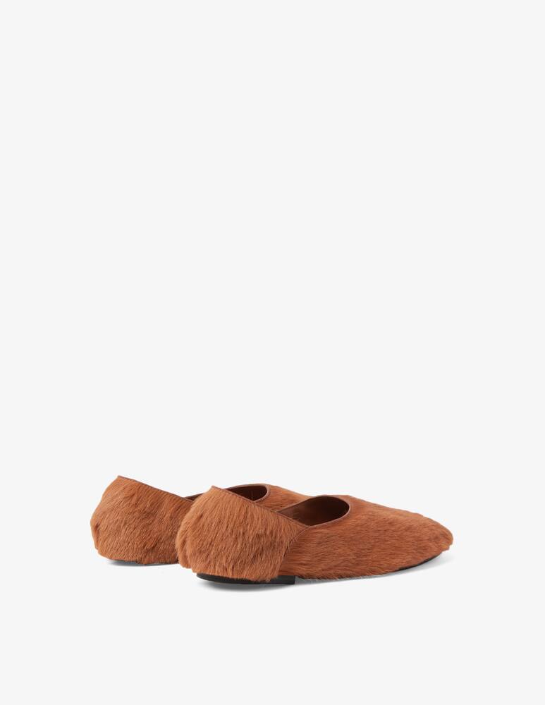 rinascente Jil Sander Pony ballerinas - Brown