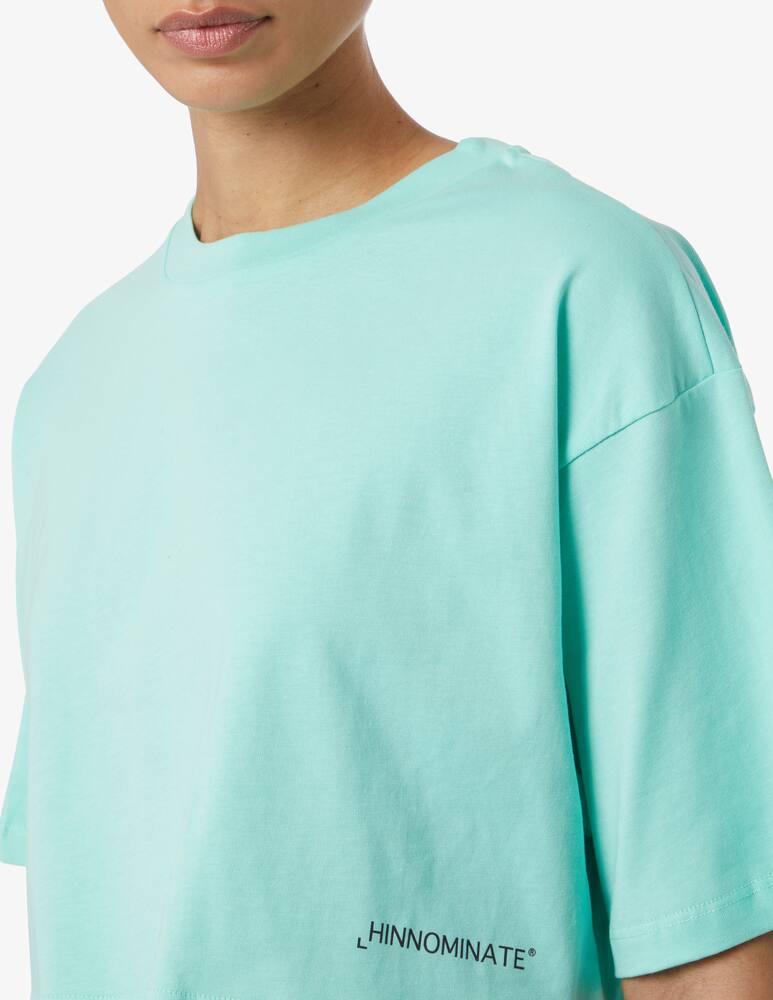 rinascente HINNOMINATE Cotton t-shirt - Light blue