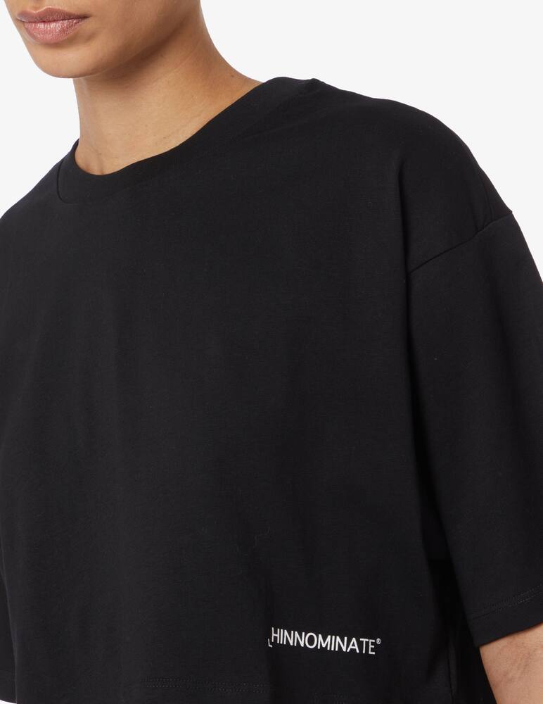 rinascente HINNOMINATE T-shirt in cotone - Nero