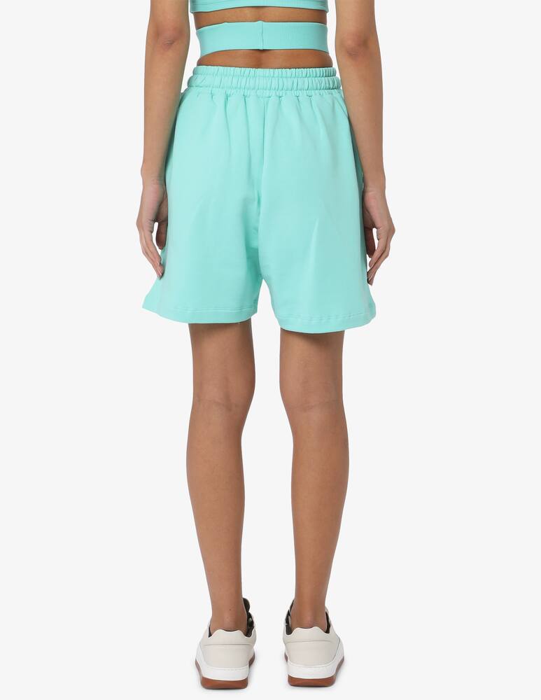 rinascente HINNOMINATE Bermuda in cotone con logo ricamato