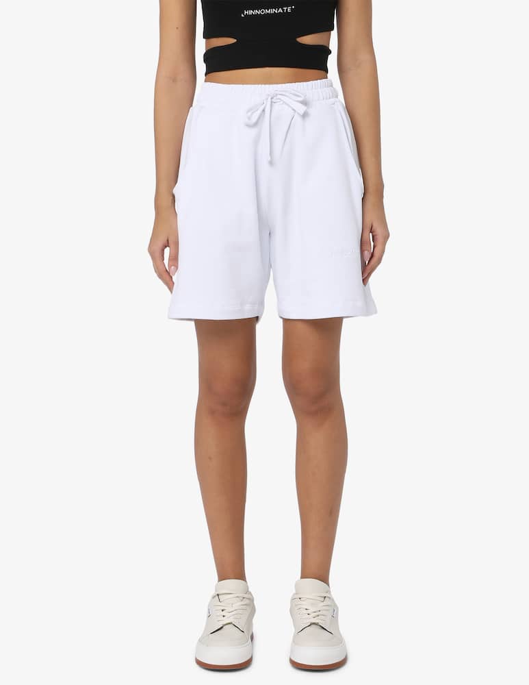 rinascente HINNOMINATE Cotton shorts with embossed logo