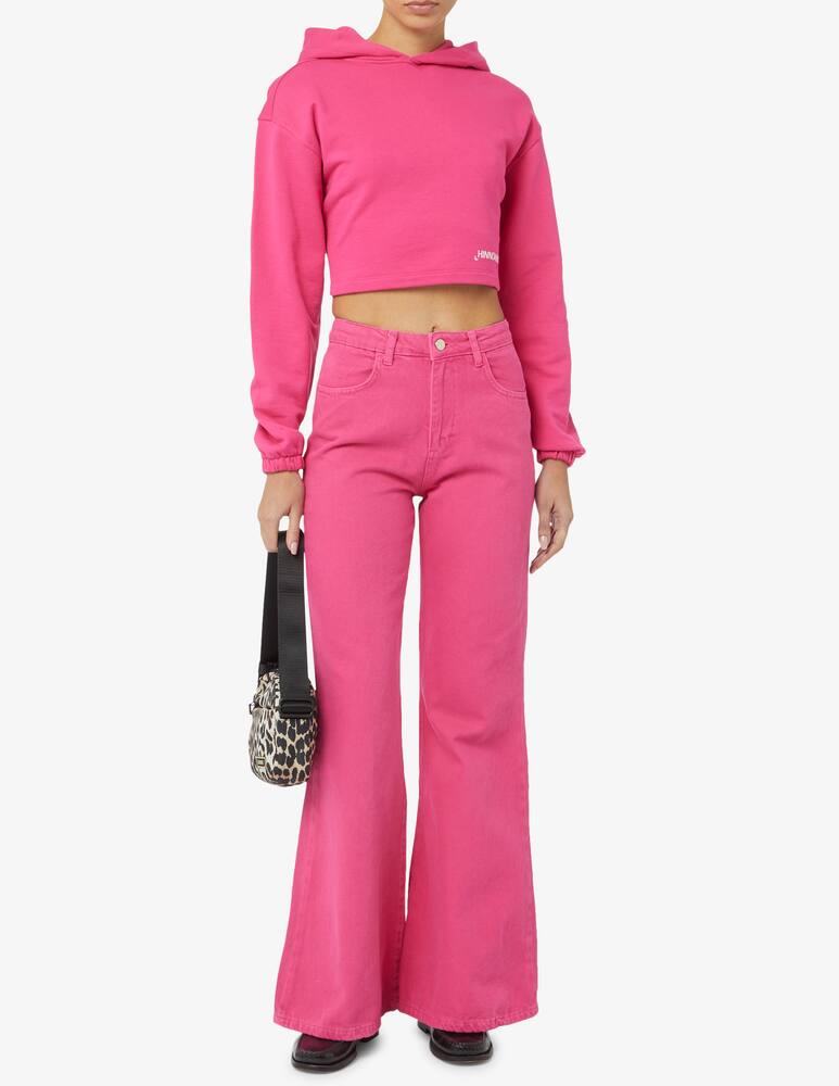 rinascente HINNOMINATE Felpa corta con cappuccio