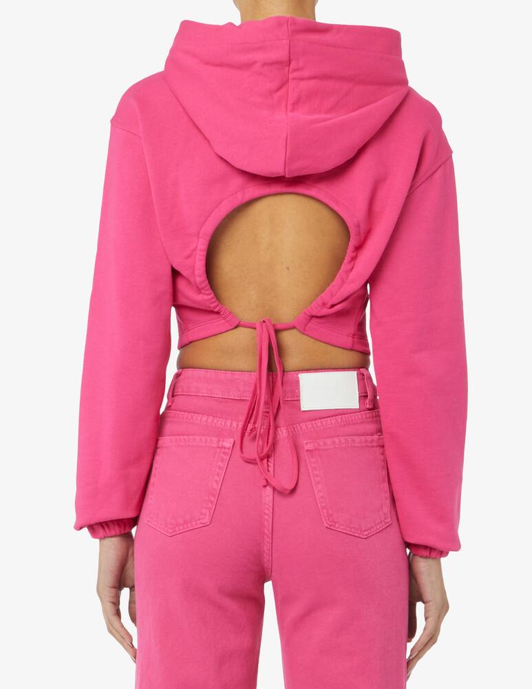 rinascente HINNOMINATE Felpa corta con cappuccio