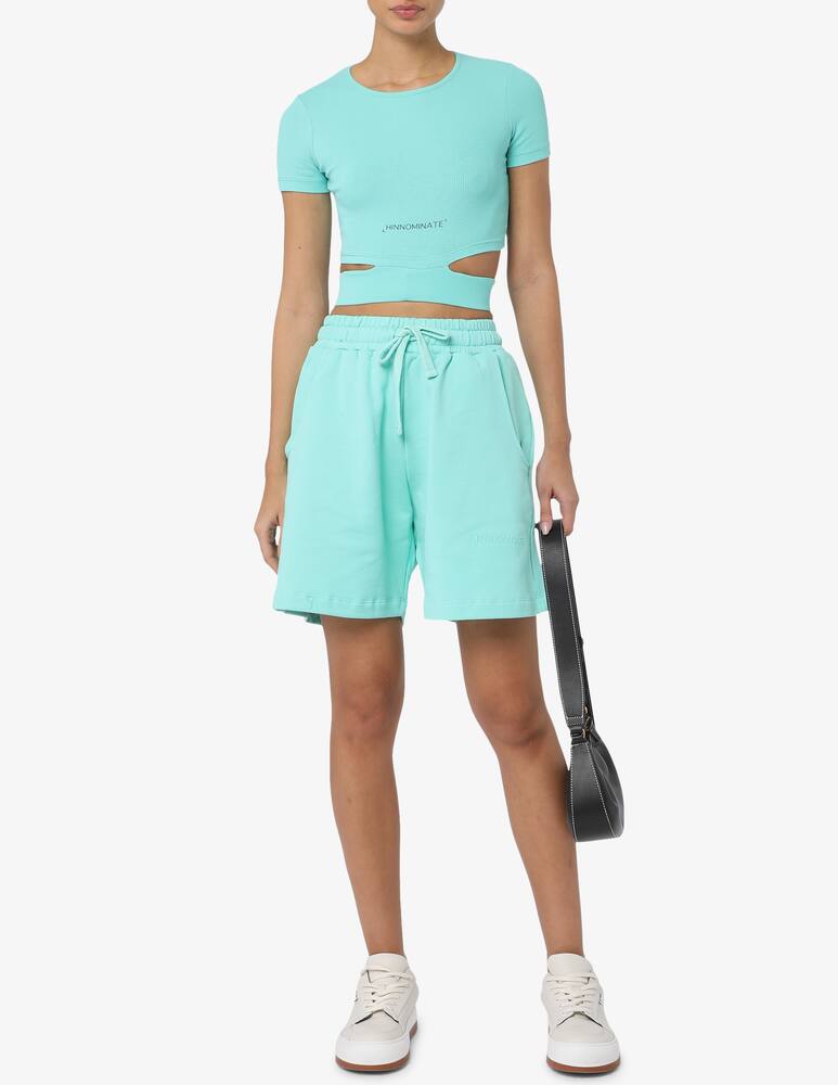 HINNOMINATE Crop top a maniche corte - immagine 2 HINNOMINATE Crop top a maniche corte - immagine 2