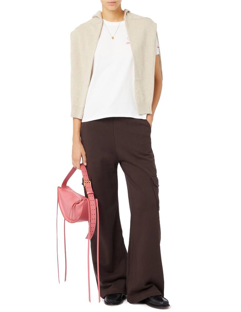 HINNOMINATE Pantaloni a gamba larga in cotone - immagine 2
