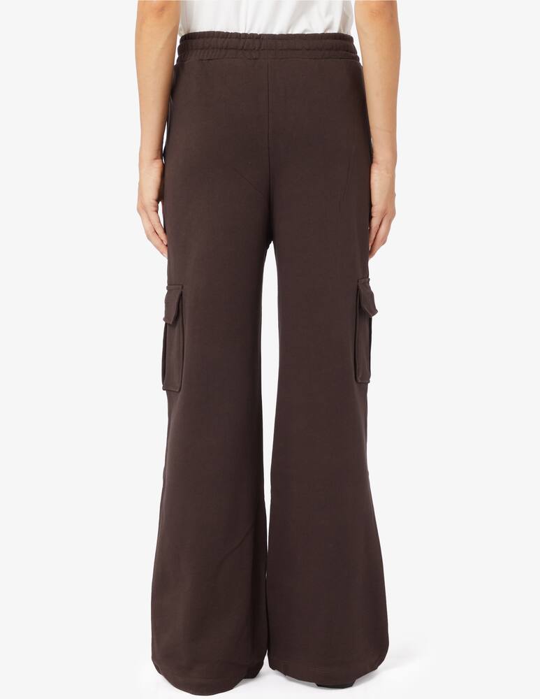 HINNOMINATE Pantaloni a gamba larga in cotone - immagine 3