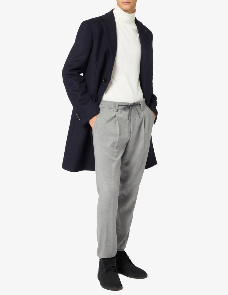 rinascente Paoloni Jogger coulisse flannel pants