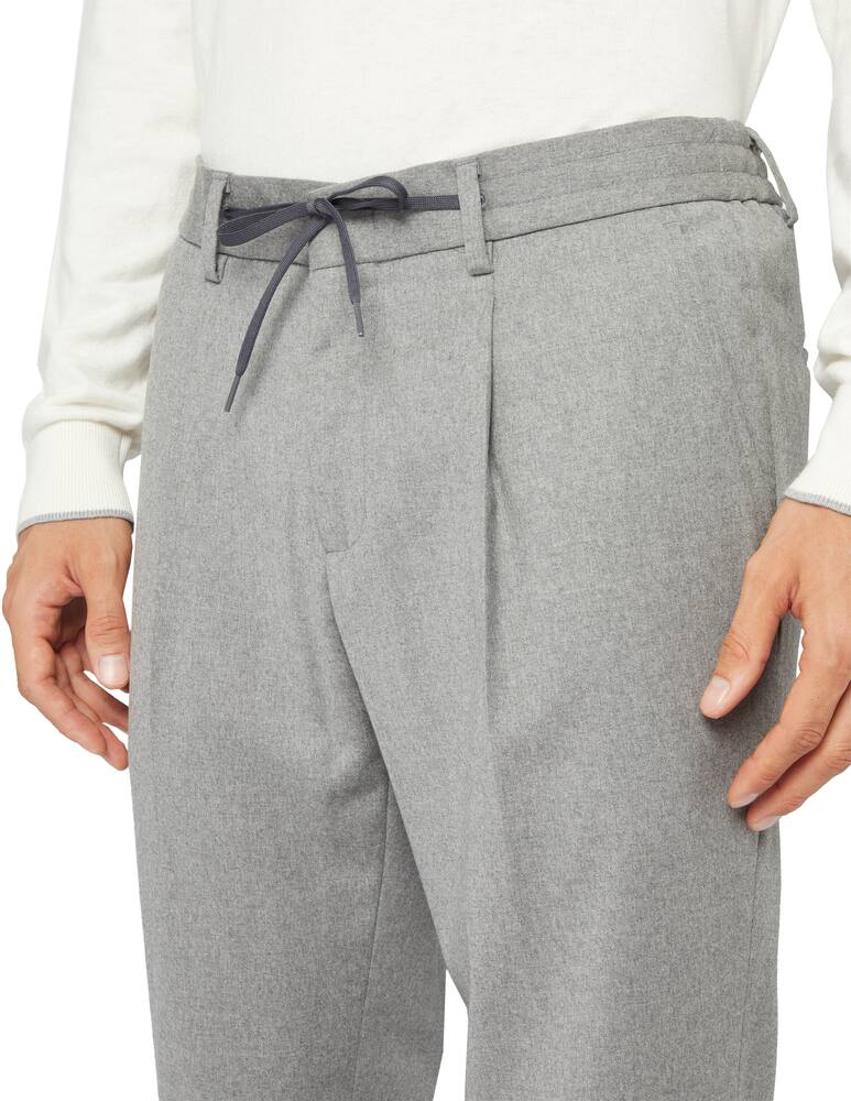 rinascente Paoloni Jogger coulisse flannel pants