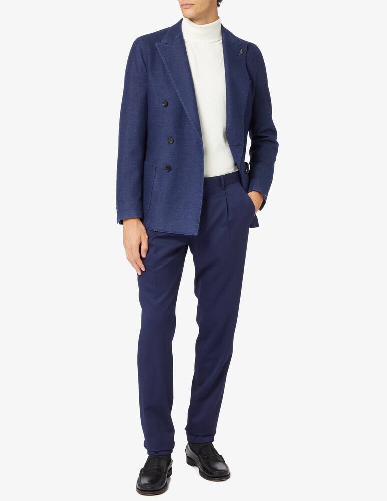 rinascente Paoloni Giacca lana tinta doppio petto