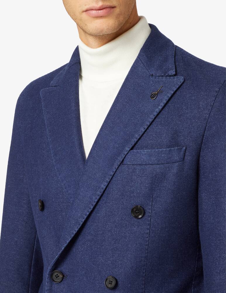 rinascente Paoloni Giacca lana tinta doppio petto