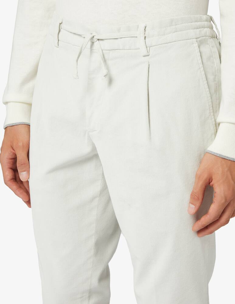 rinascente Paoloni Velvet coulisse jogger trousers