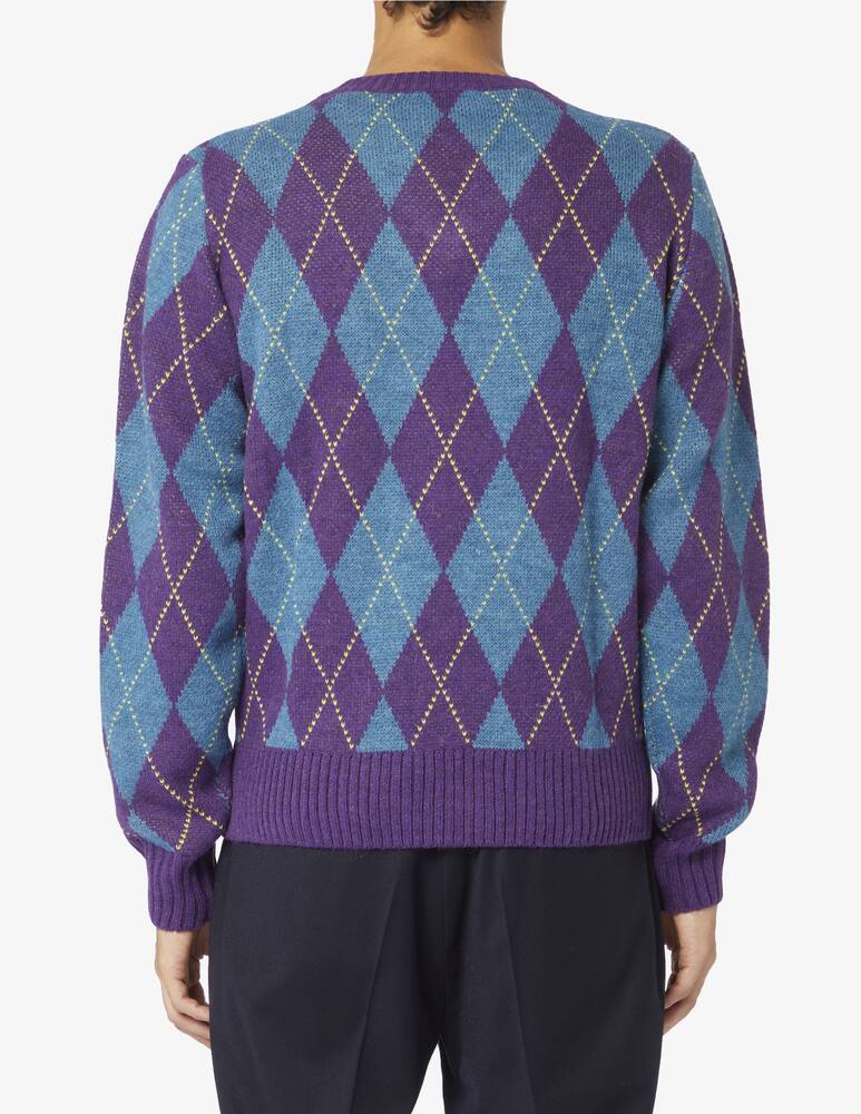 rinascente Manuel Ritz Maglia scollo v scozzese