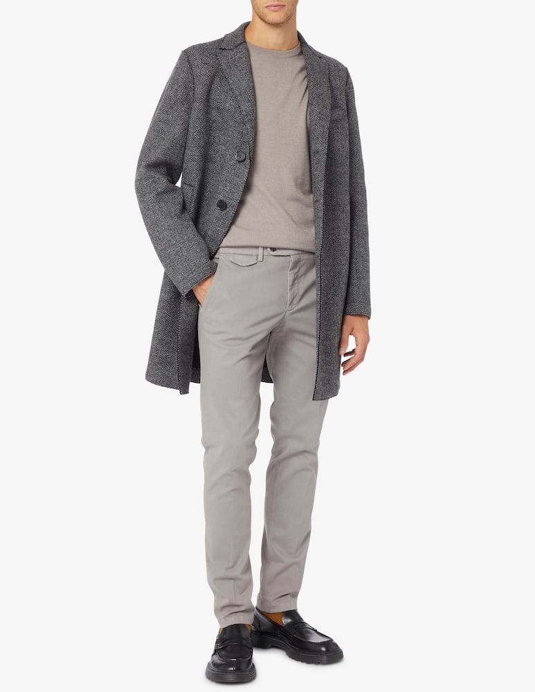Paoloni Chino tinto capo gabardina trousers - picture 2