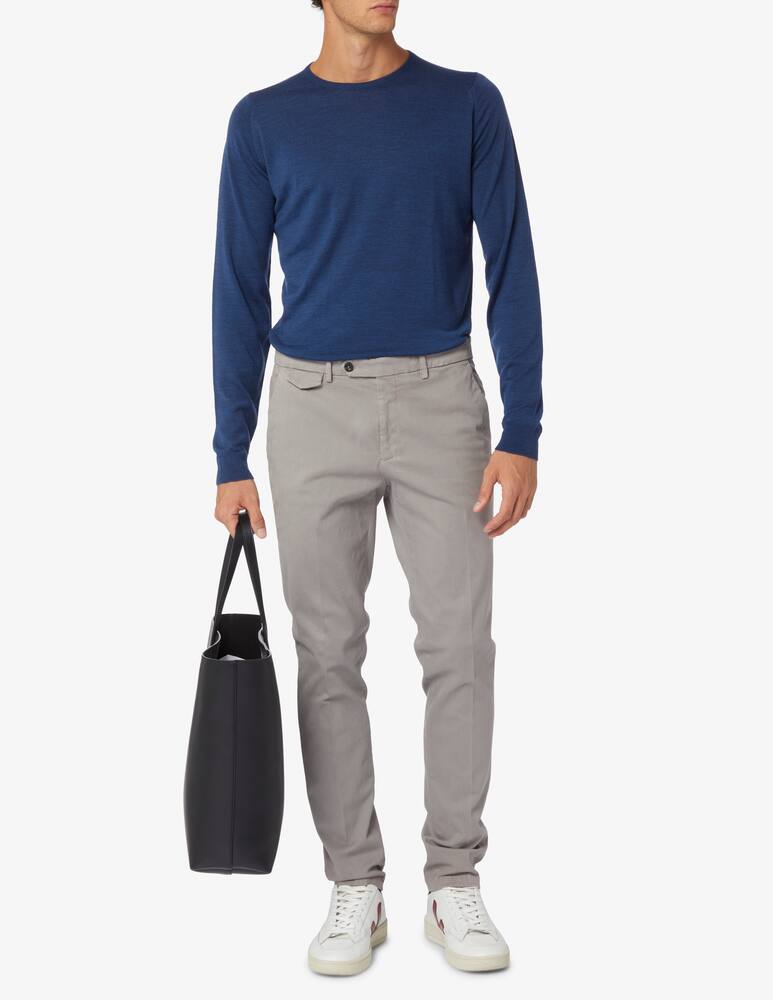 Paoloni Chino tinto capo gabardina trousers - picture 6